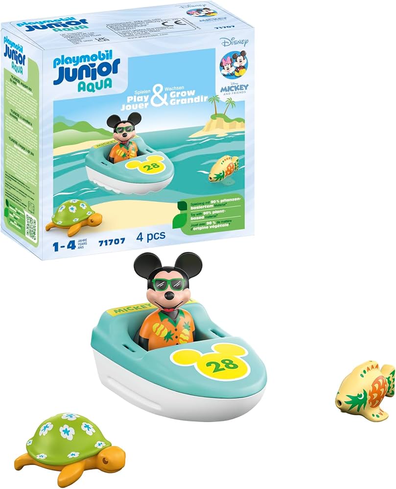 Playmobil Junior & Disney: Mickey Mouse's Boat Tour