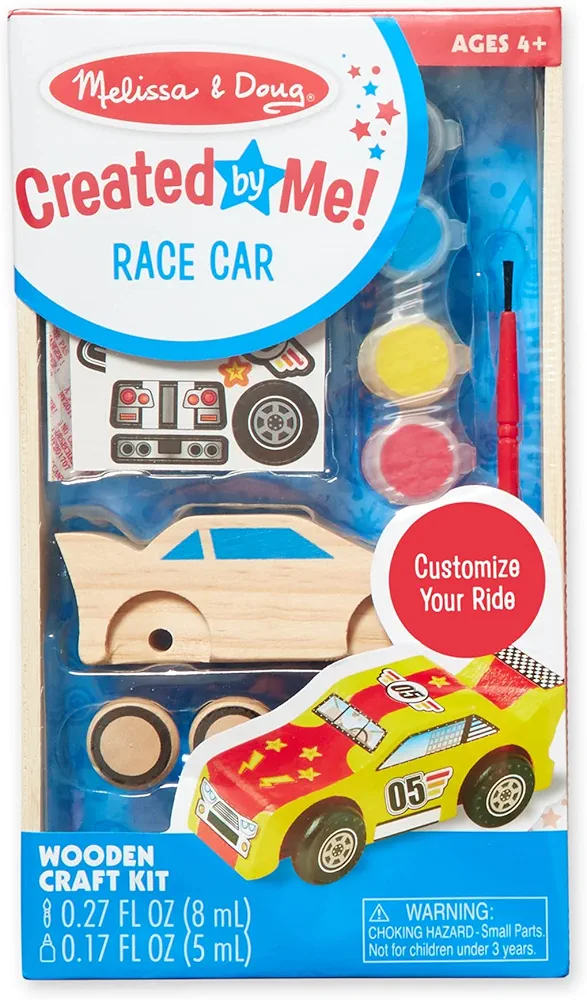 Melissa & Doug Created by Me! Race Car Wooden Craft Kit