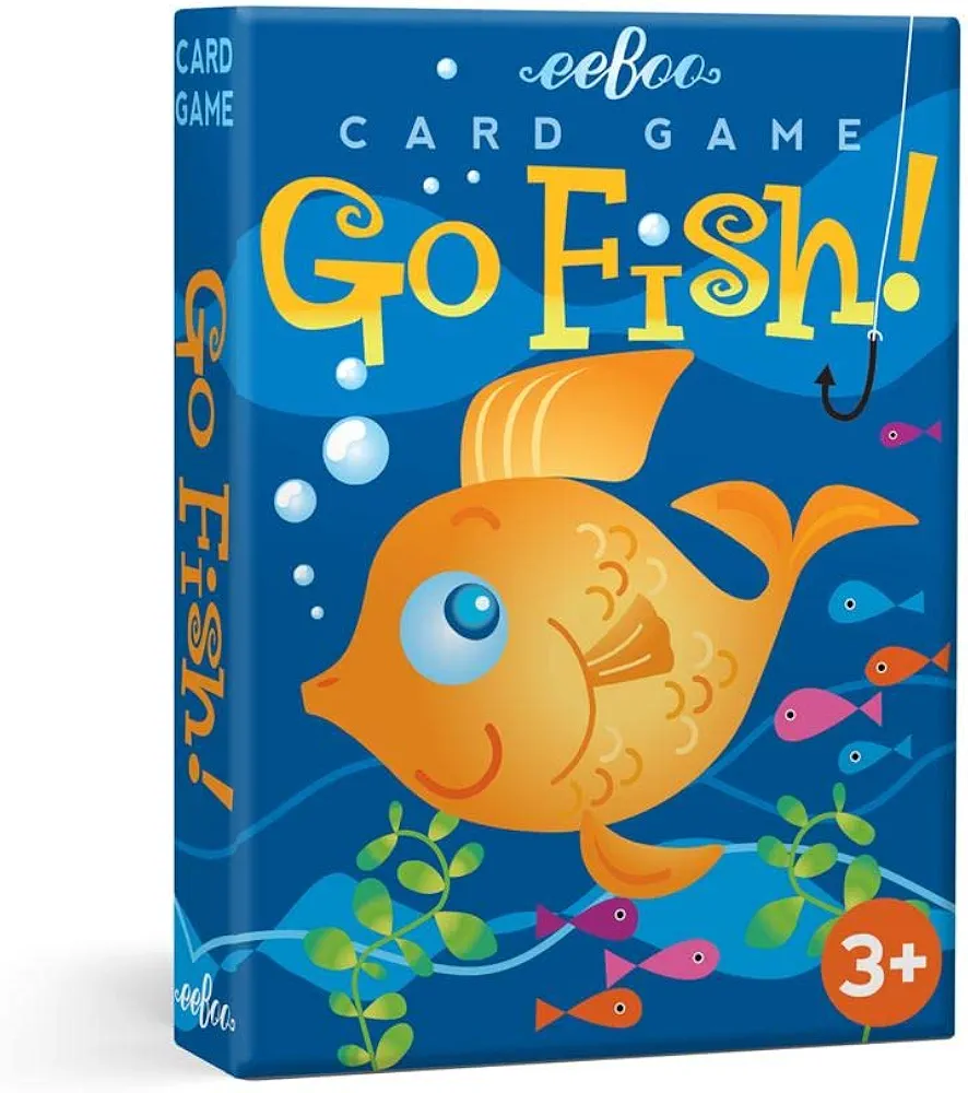 eeBoo: Color Go Fish Playing Card Game, Cards are Durable and Easy to Use, Instructions Included, Educational and Fun Learning, for Ages 3 and up