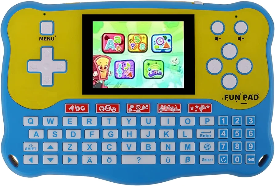 Kids Tablet/Baby Learning Pad with 102 Activities/Toddler Tablet with ABC Alphabet/Music/Math Interactive Educational Electronic Toys Gifts Handheld Game for Preschool Boys Girls Ages 3-12