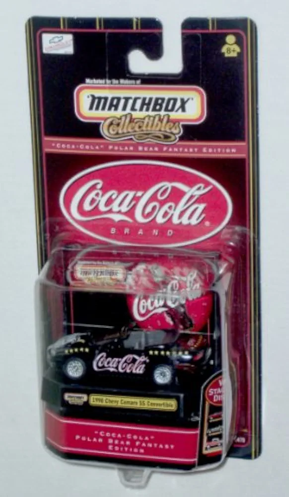 Mattel MATCHBOX Collectibles - Coca Cola 1998 Chevy Camaro SS Convertible - Polar Bear Fantasy Edition (1:64) by, Inc.