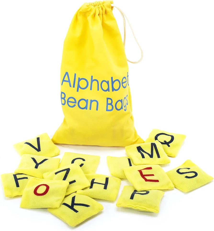 Educational Insights Alphabet Beanbags, Learn Letters, Toddler Learning Toy, Preschool Toys, Set of 26 Beanbags, Ages 3+