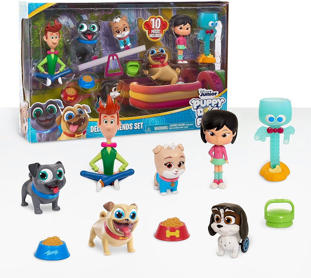 Puppy Dog Pals Deluxe Figure Set, Officially Licensed Kids Toys for Ages 3 Up by Just Play