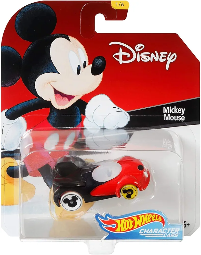 Hot Wheels Disney Mickey Mouse Vehicle 1:64 Scale Character Car