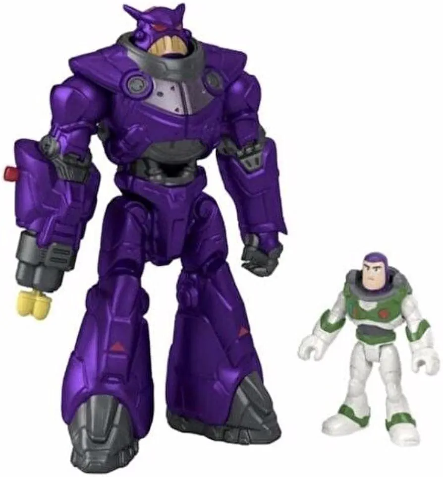 Imaginext and Disney Buzz Lightyear - Battle Blast Zurg Space Robot Action Figure for pre-Schoolers, 3 Years and up includes Toy