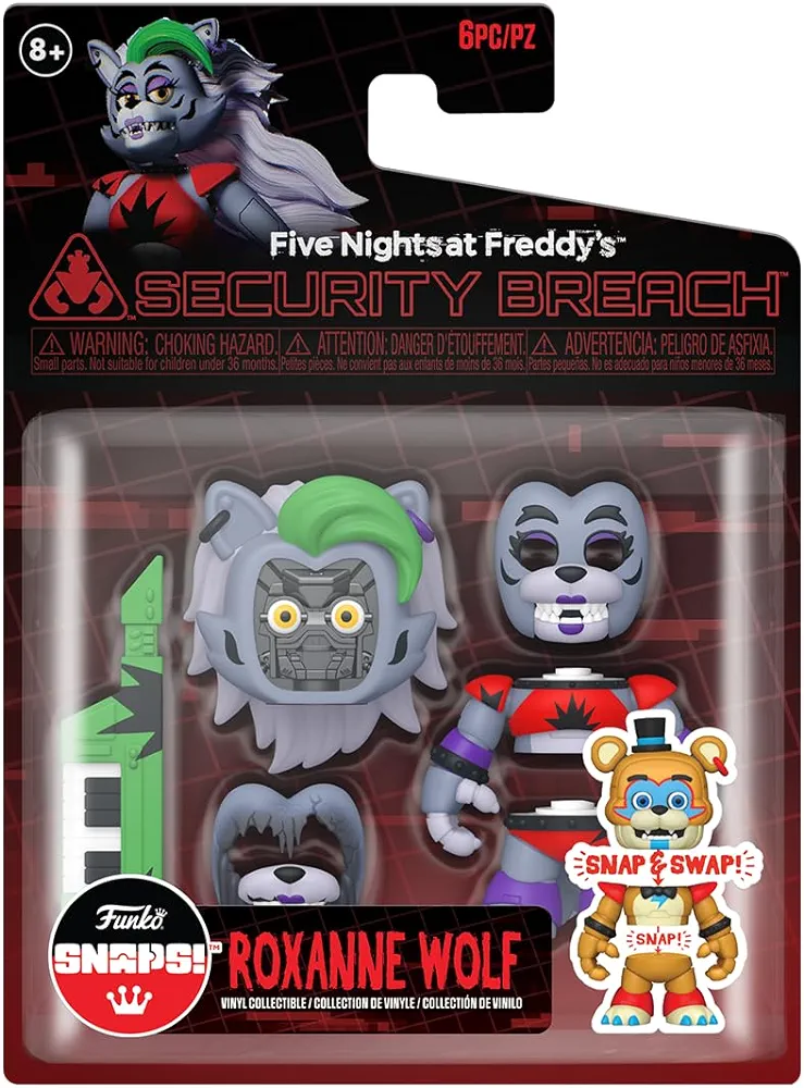 Funko Snaps! Playset: Five Nights at Freddy's - Rock 'n Roll, Roxanne Wolf