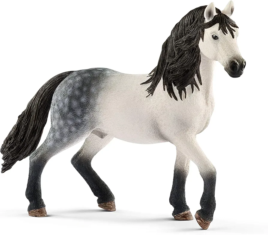 Schleich Horse Club, Collectible Horse Toys for Girls and Boys, Andalusian Stallion Horse Toy, Ages 5+