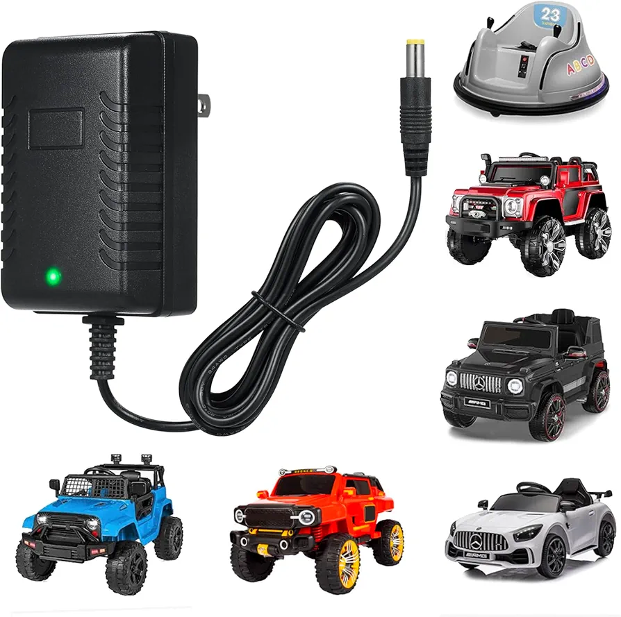 12V Kids Ride On Toys Battery Charger,12V Kids Electric Ride On Car Battery Charger,12V Kids Powered Wheel Charger,12V Universal Charger for Electric Ride-on Vehicle