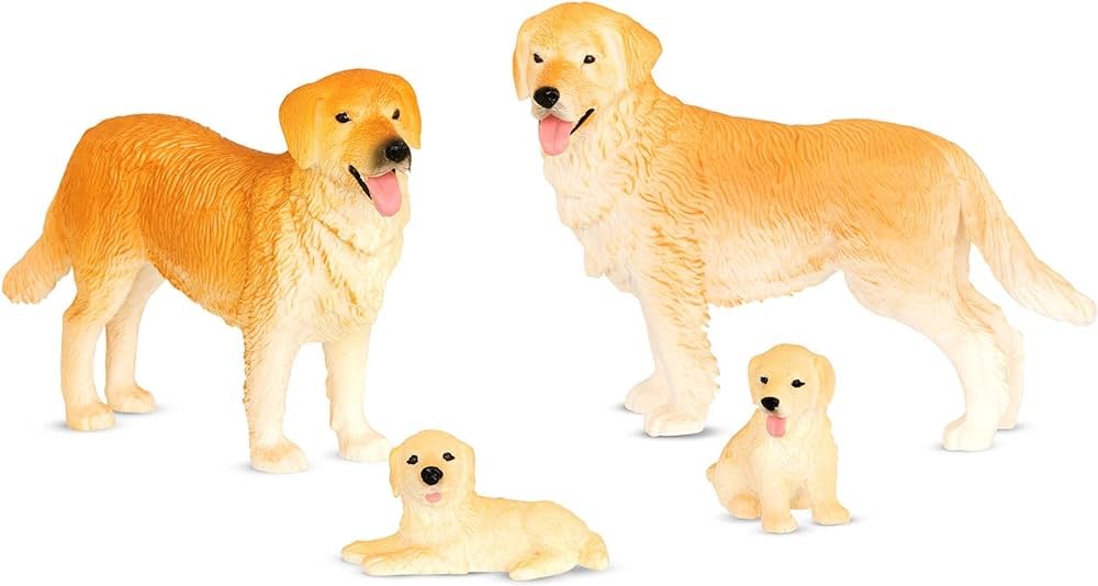 Terra by Battat – Toy Dog – Toy Golden Retriever – Dog Family – Golden Retriever Figurine – Small Toy Dog – Dog Family