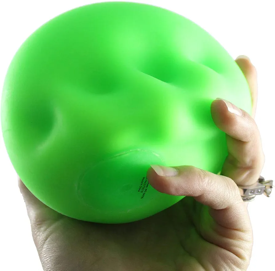 1 Jumbo 4" Doh Stress Stretch Ball - Moldable Pinch Poke Sensory Fidget Toy Doughy (Random Color