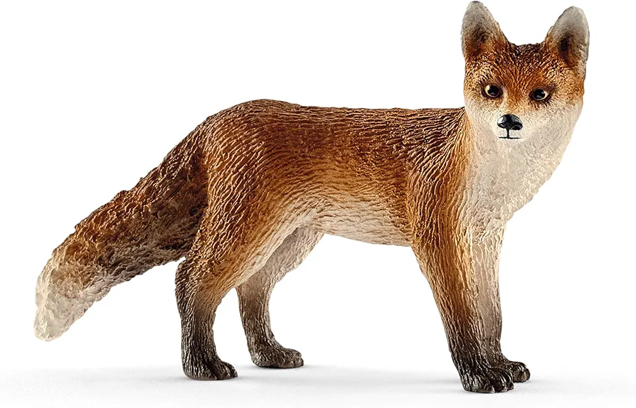 Schleich Wild Life, Animal Figurine, Animal Toys for Boys and Girls 3-8 Years Old, Fox Brown, Ages 3+