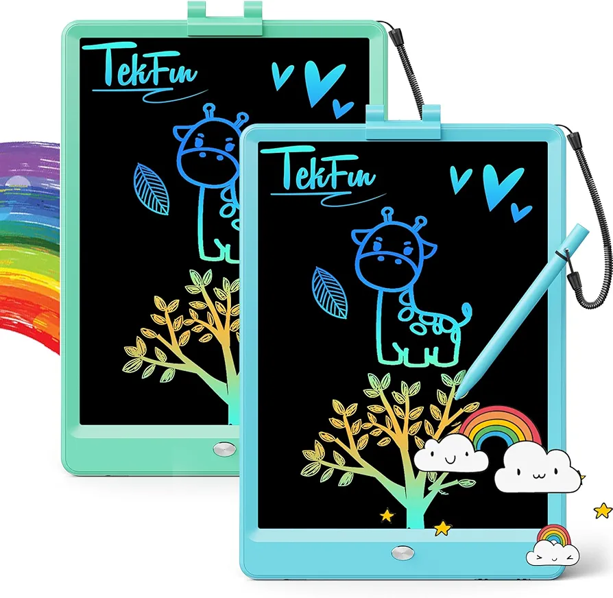 2pack 10inch TEKFUN Lcd Writing Tablets for Kids Toys and Gifts for Toddlers