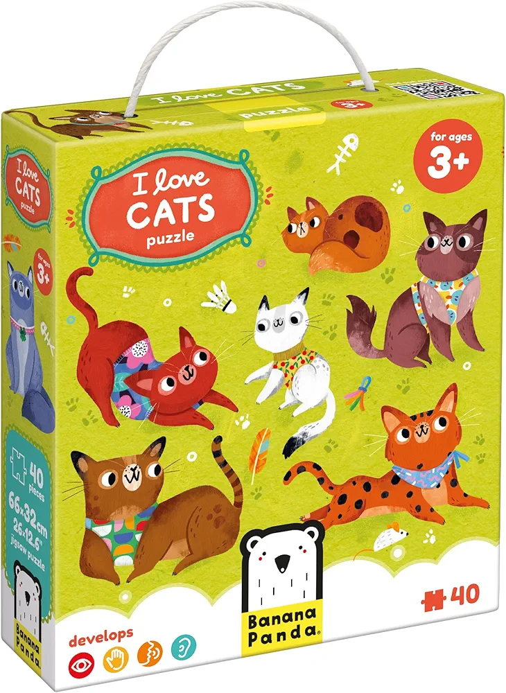 I Love Cats Puzzle 3+ Floor Puzzle