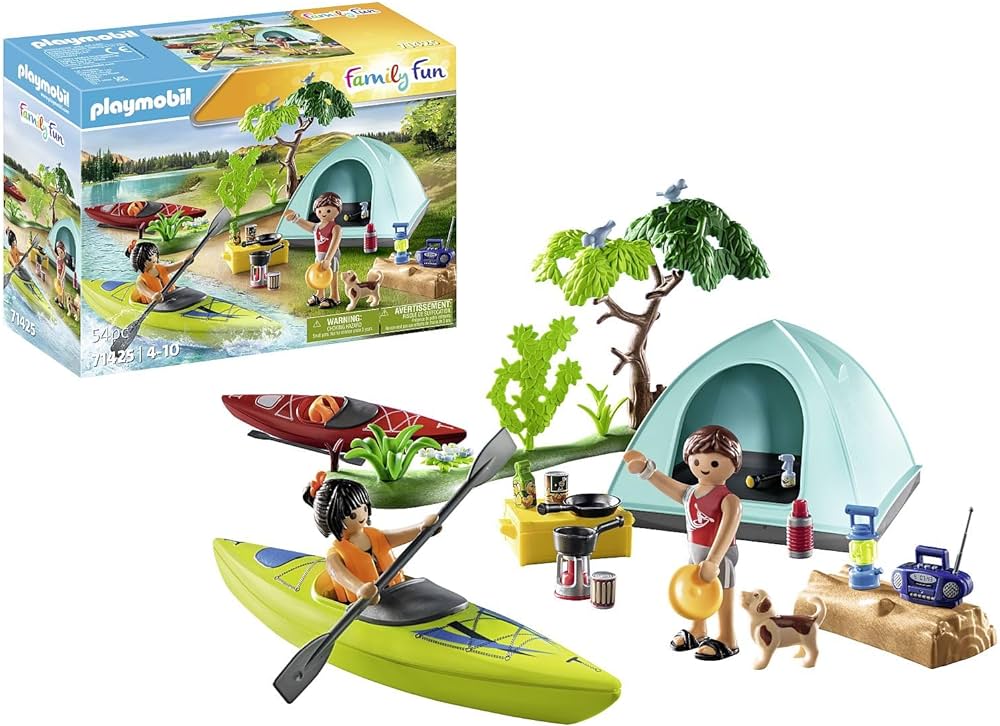 Playmobil Camping with Kayaks