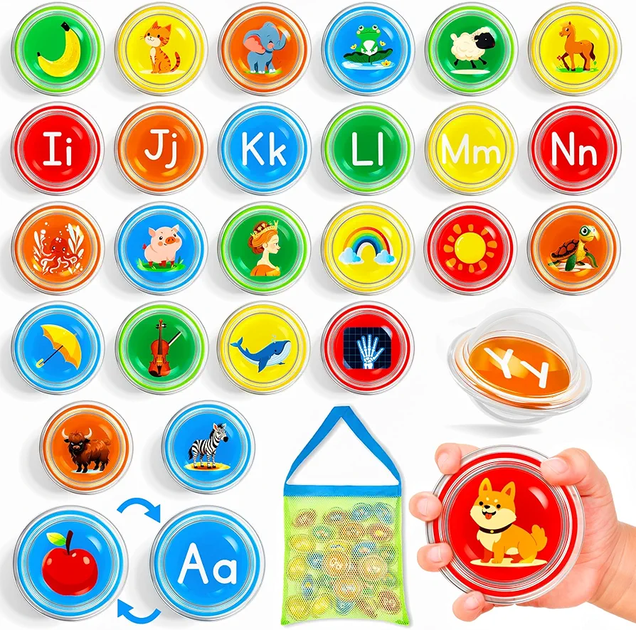 Toddler Bath Toys, 26pcs Letters Alphabet Learning Toys Set, Bathtub Toys,Montessori Floating Pool Toys for Toddlers Kids 2 3 4 5 Years Old,Preschool Homeschool Supplies