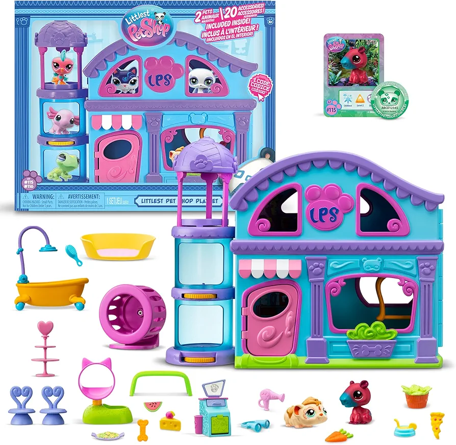 Littlest Pet Shop Playset - LPS Gen 7, Authentic Mystery Figures, Surprise Collectible Kidult Toy, Girls, Boys, Kids, Tweens Ages 4+