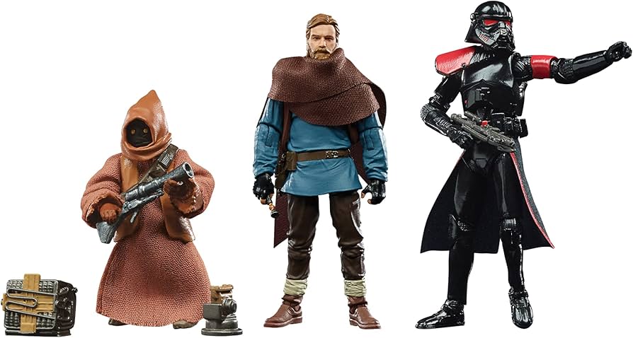 STAR WARS The Vintage Collection OBI-Wan Kenobi Multipack Toys, 3.75-Inch-Scale Action Figures, Kids 4 and Up