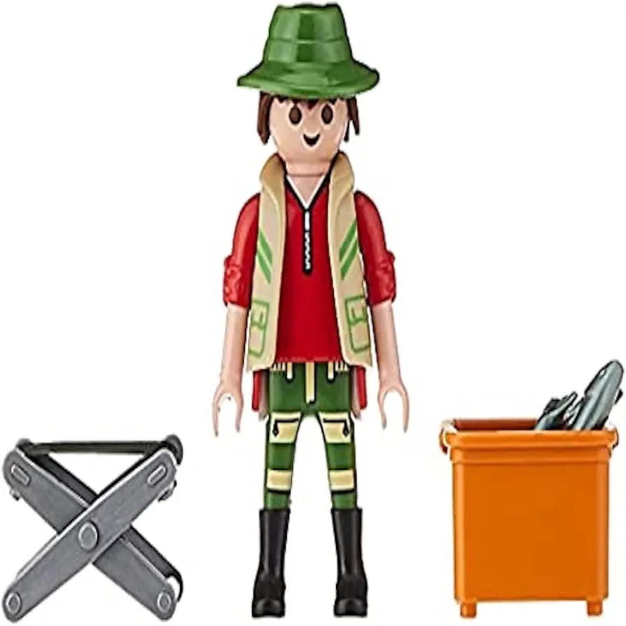 Playmobil 70063 Special Plus Fisherman, Fun Imaginative Role-Play, PlaySets Suitable for Children Ages 4+