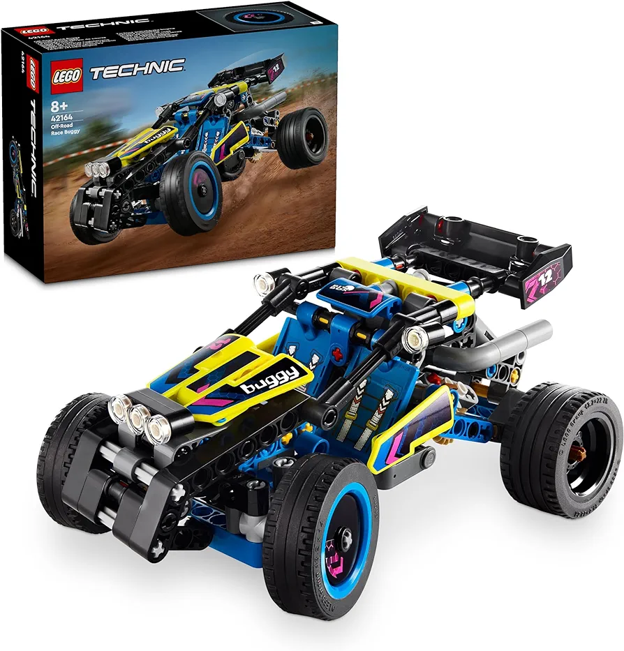 LEGO Technic Racing Buggy Off Road Rally Vehicle Toy Race Car Building Set, Gift for Boys and Girls Ages 8 and Over 42164