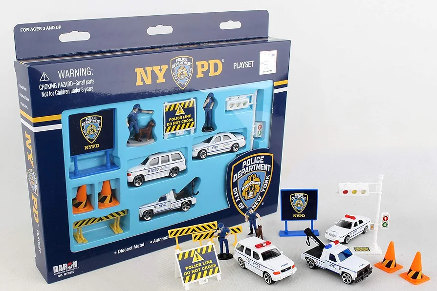 Daron Nypd Playset 14-Piece