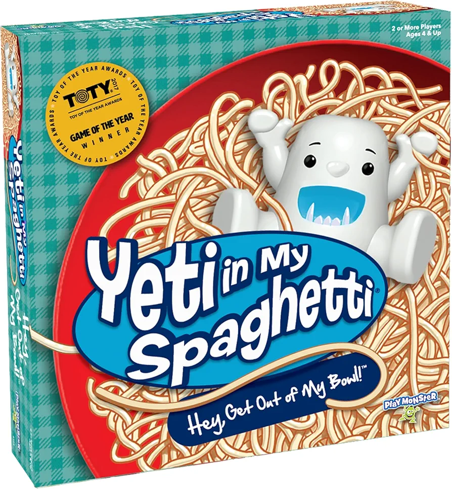 Yeti in My Spaghetti Family Game, Board Games for Kids Ages 4, 5, 6, 7, 8, Kids Board Games, Preschool Games, Award-Winning Board Games For Kids 6-8, Games for Family Game Night