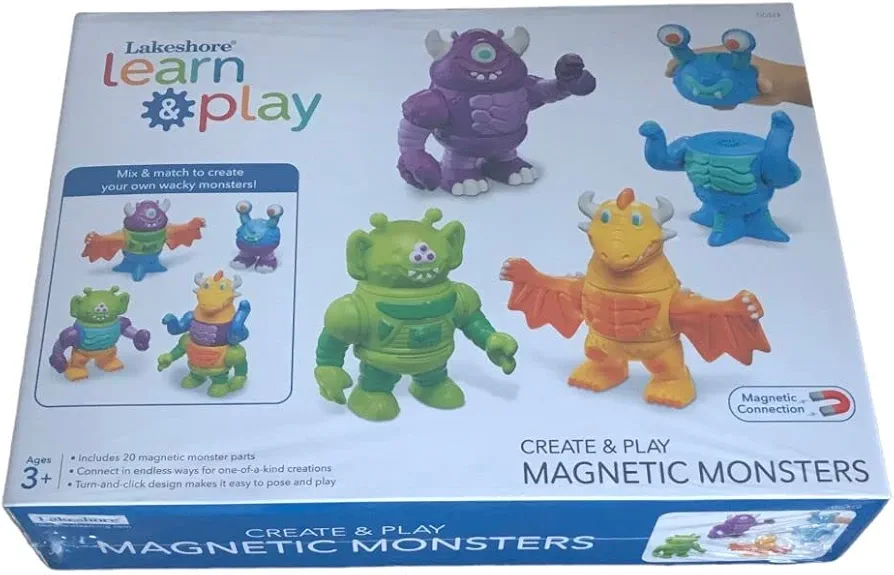 Lakeshore Create and Play Magnetic Monsters