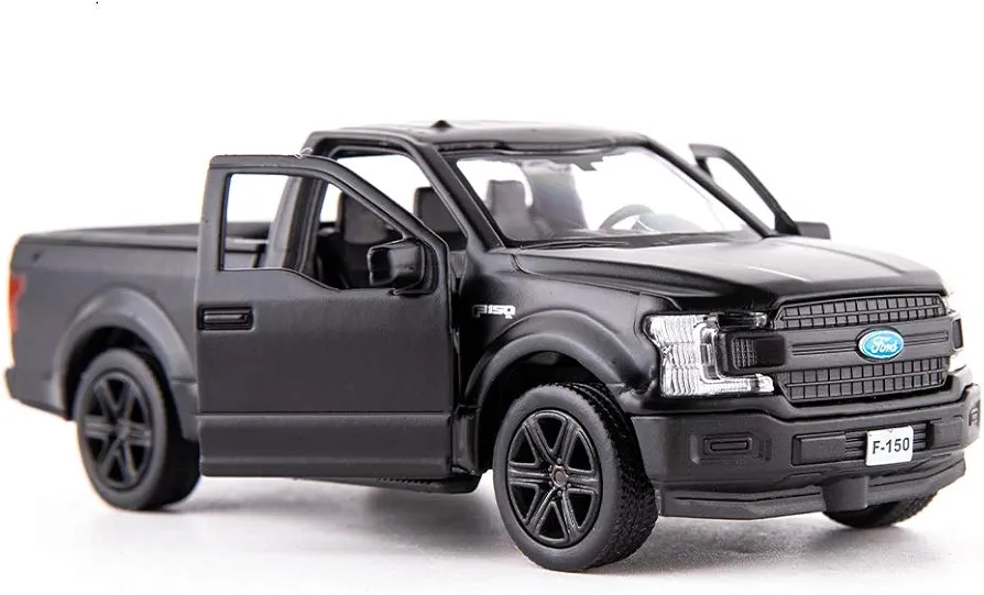 1/36 Scale F150 Pickup Truck Casting Car Model, Zinc Alloy Toy Car for Kids, Pull Back Vehicles Toy Car for Toddlers Kids Boys Girls (Black)