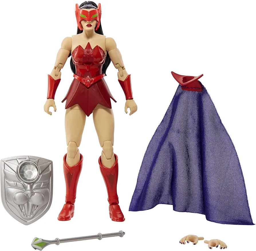 Masters of the Universe Masterverse Catra Action Figure with Accessories, 7-inch Motu Collectible Gift​, Multicolor