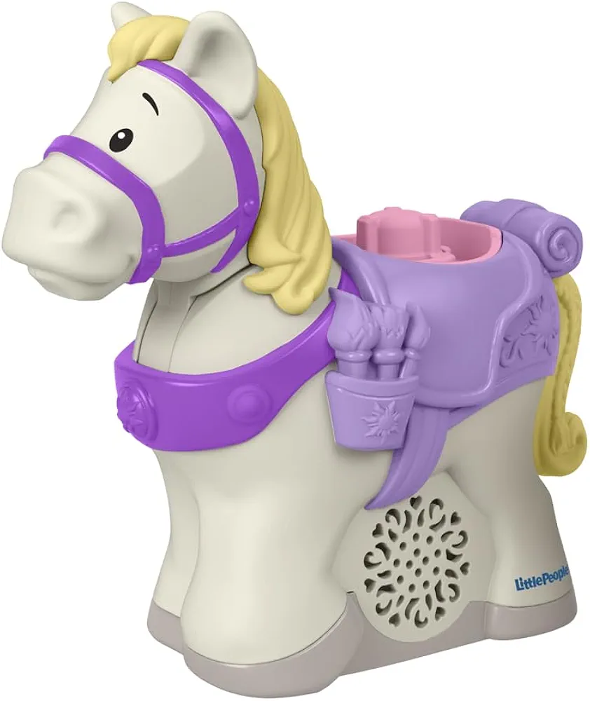 Little People Replacement Part for Fisher-Price Rapunzel and Maximus Playset GNG90 - White Musical Horse Maximus