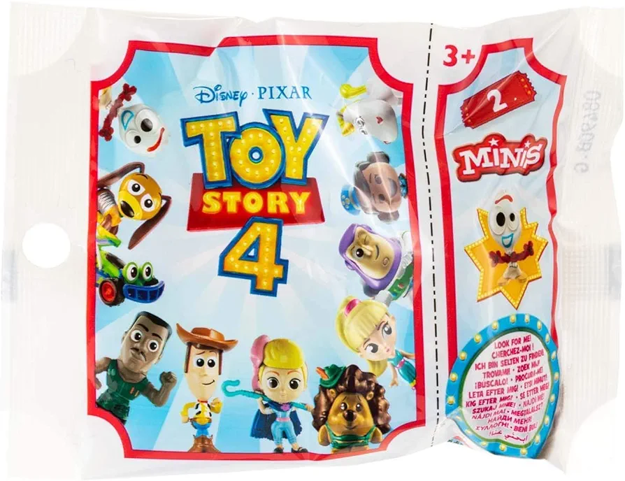 Mattel Disney Pixar Toy Story 4 Mini Movie Character Figure forStory Play at Home and On the Go, Kids Ages 3 and up