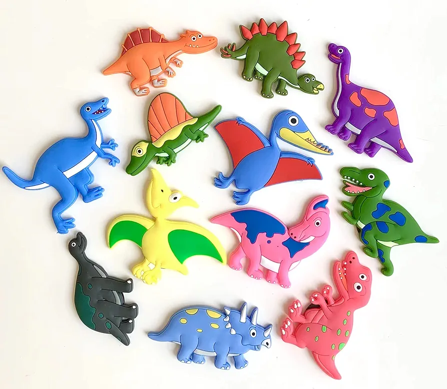 Magnets for Kids Dinosaur Fridge Magnets for Whiteboard Preschool Learning Toys Education Gift for Baby Toddlers Child (Casual)