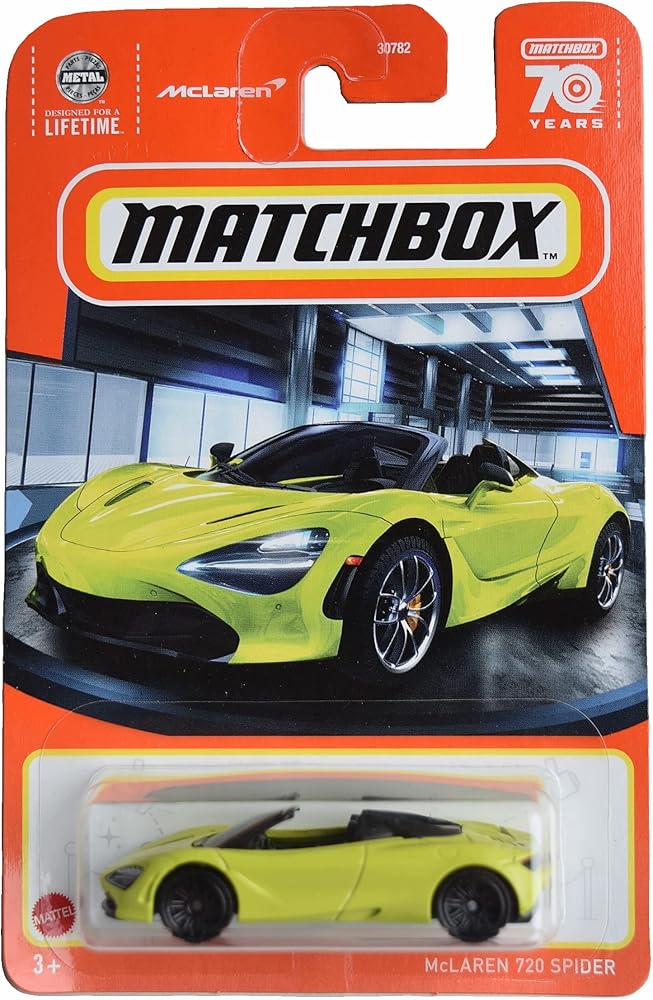 Matchbox McLaren 720 Spider, 70 Years