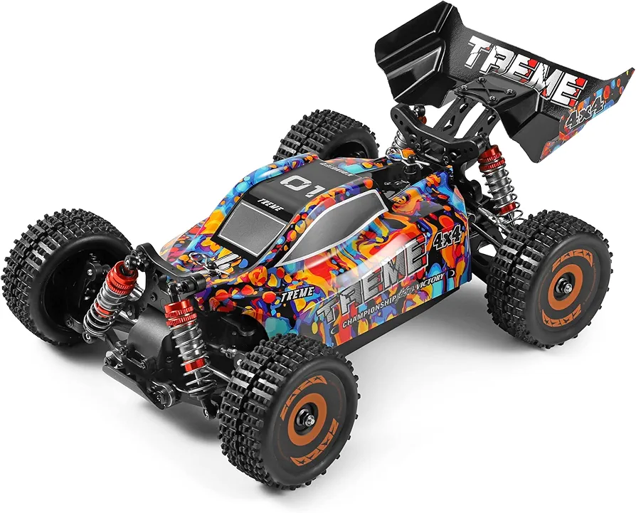 WLtoys 184016 75KM/H 2.4G RC Car Brushless 4WD Electric High Speed Off-Road Remote Control Drift Toys for Children Racing (184016 1 * 1500)