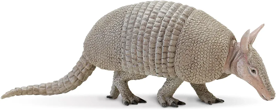 Safari Ltd. Armadillo Figurine - Detailed 6.75" Plastic Model Figure - Fun Educational Play Toy for Boys, Girls & Kids Ages 18M+