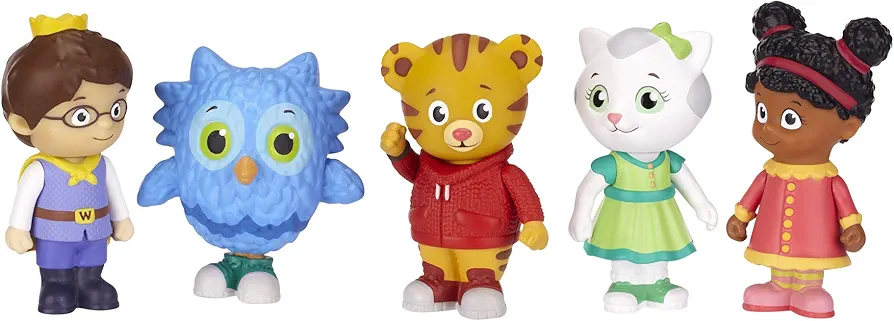 Daniel Tiger's Neighborhood Friends Figures Set, Multicolor (25014-TT)